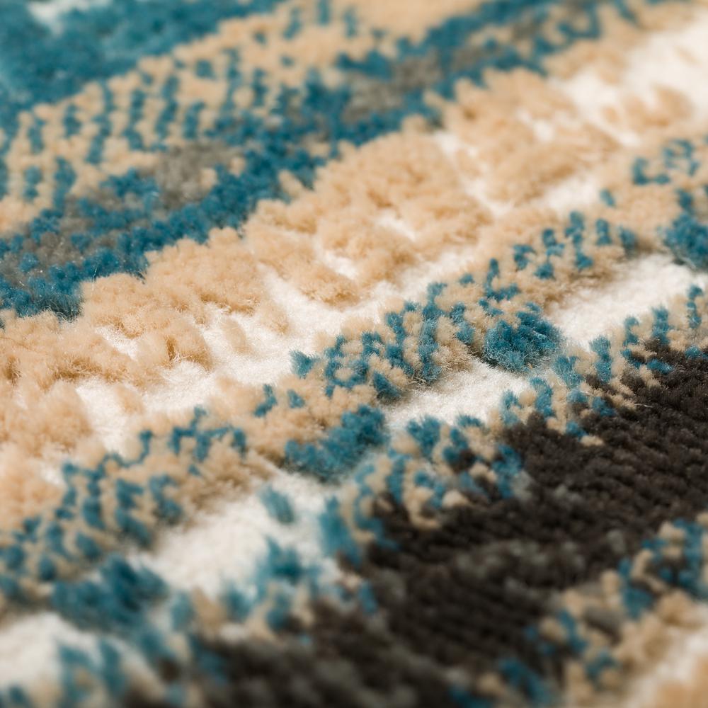 Karma KM8 Blue 1'8" x 2'6" Rug. Picture 8