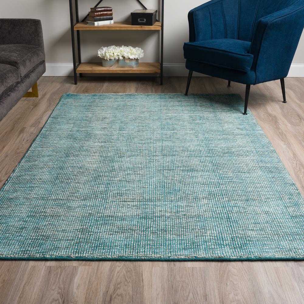 Toro TT100 Teal 8' x 10' Rug. Picture 2