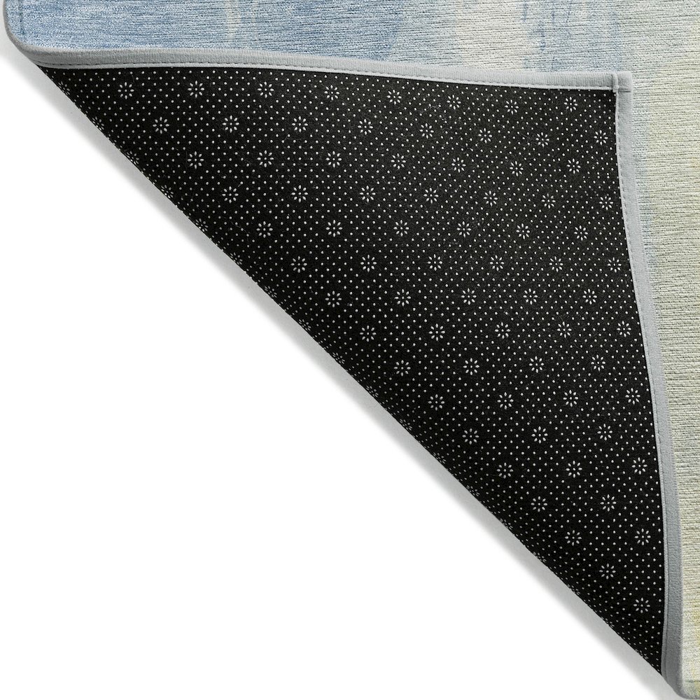 Machine Washable Indoor/Outdoor Chantille Denim 8' x 10' Rug. Picture 2