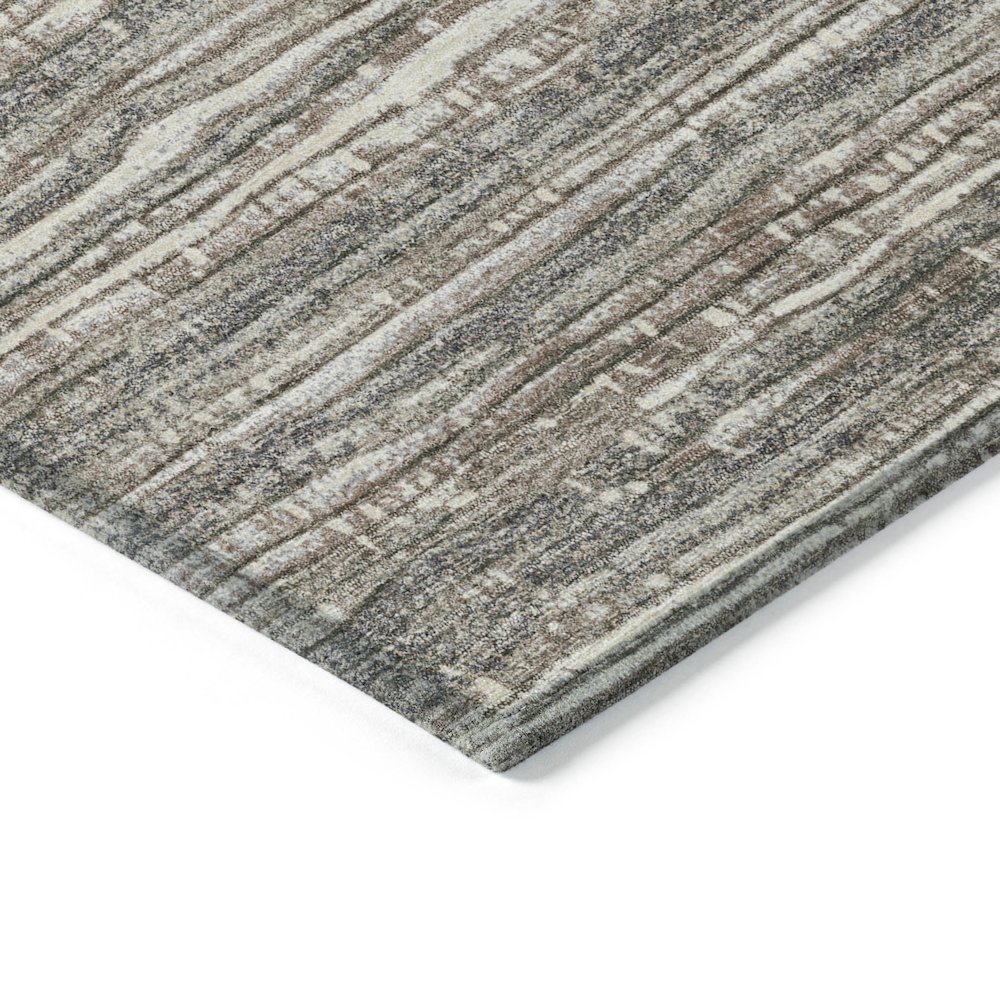 Machine Washable Indoor/Outdoor Chantille Beige 8' x 10' Rug. Picture 3