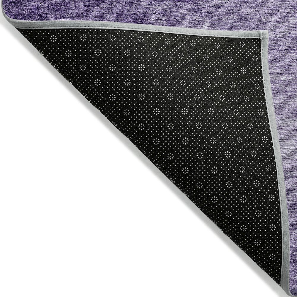 Machine Washable Indoor/Outdoor Chantille Purple 8' x 10' Rug. Picture 2