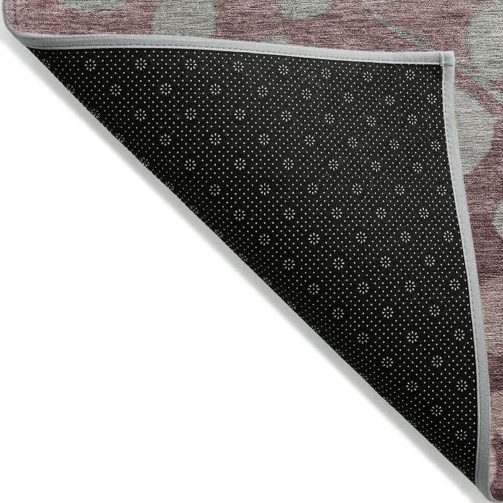 Machine Washable Indoor/Outdoor Chantille Blush 8' x 10' Rug. Picture 2