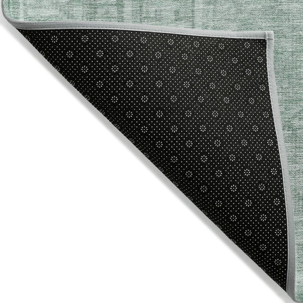 Machine Washable Indoor/Outdoor Chantille Teal 8' x 10' Rug. Picture 2