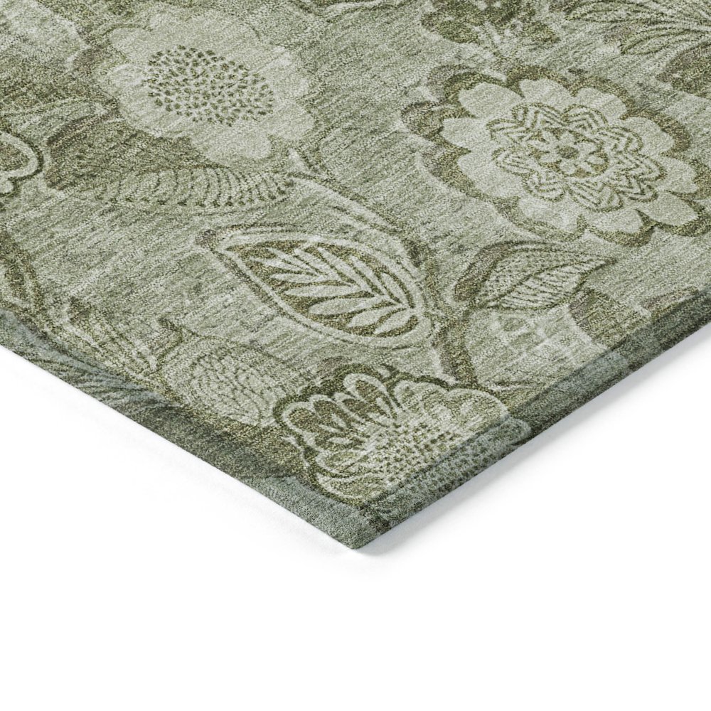 Machine Washable Indoor/Outdoor Chantille Aloe 8' x 10' Rug. Picture 3