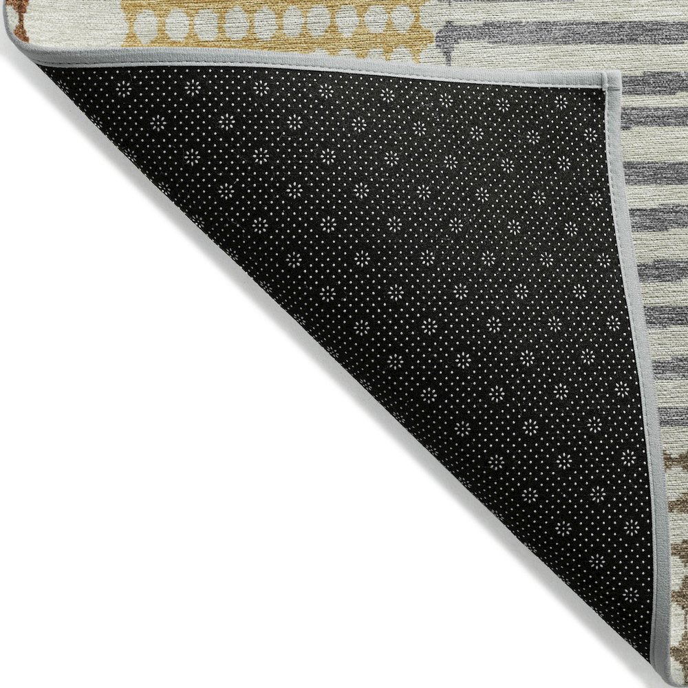 Machine Washable Indoor/Outdoor Chantille Putty 8' x 10' Rug. Picture 2