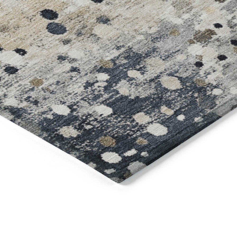 Machine Washable Indoor/Outdoor Chantille Ivory 8' x 10' Rug. Picture 3