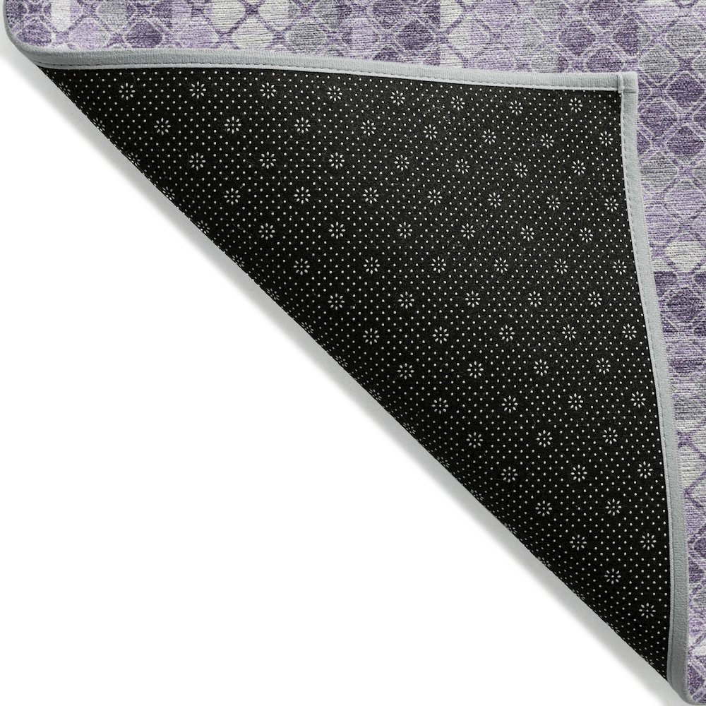 Machine Washable Indoor/Outdoor Chantille Lavender 8' x 10' Rug. Picture 2