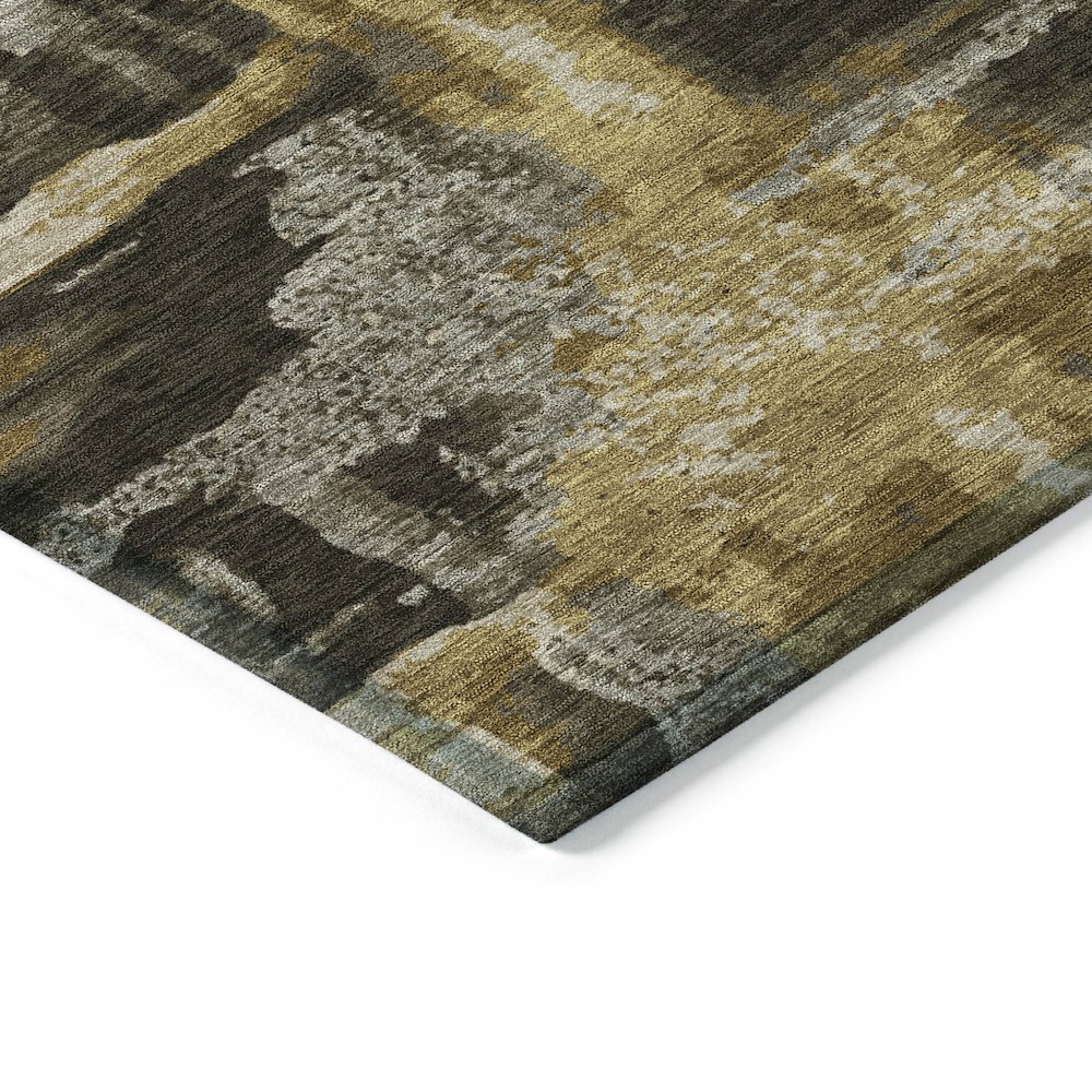 Machine Washable Indoor/Outdoor Chantille ACN2015 Coffee 8' x 10' Rug. Picture 3