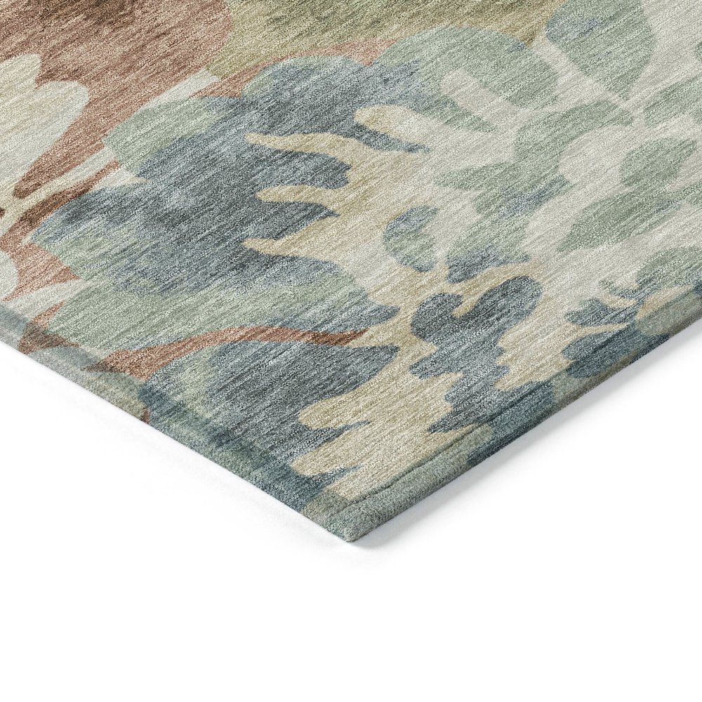 Machine Washable Indoor/Outdoor Chantille ACN2028 Paprika 8' x 10' Rug. Picture 3