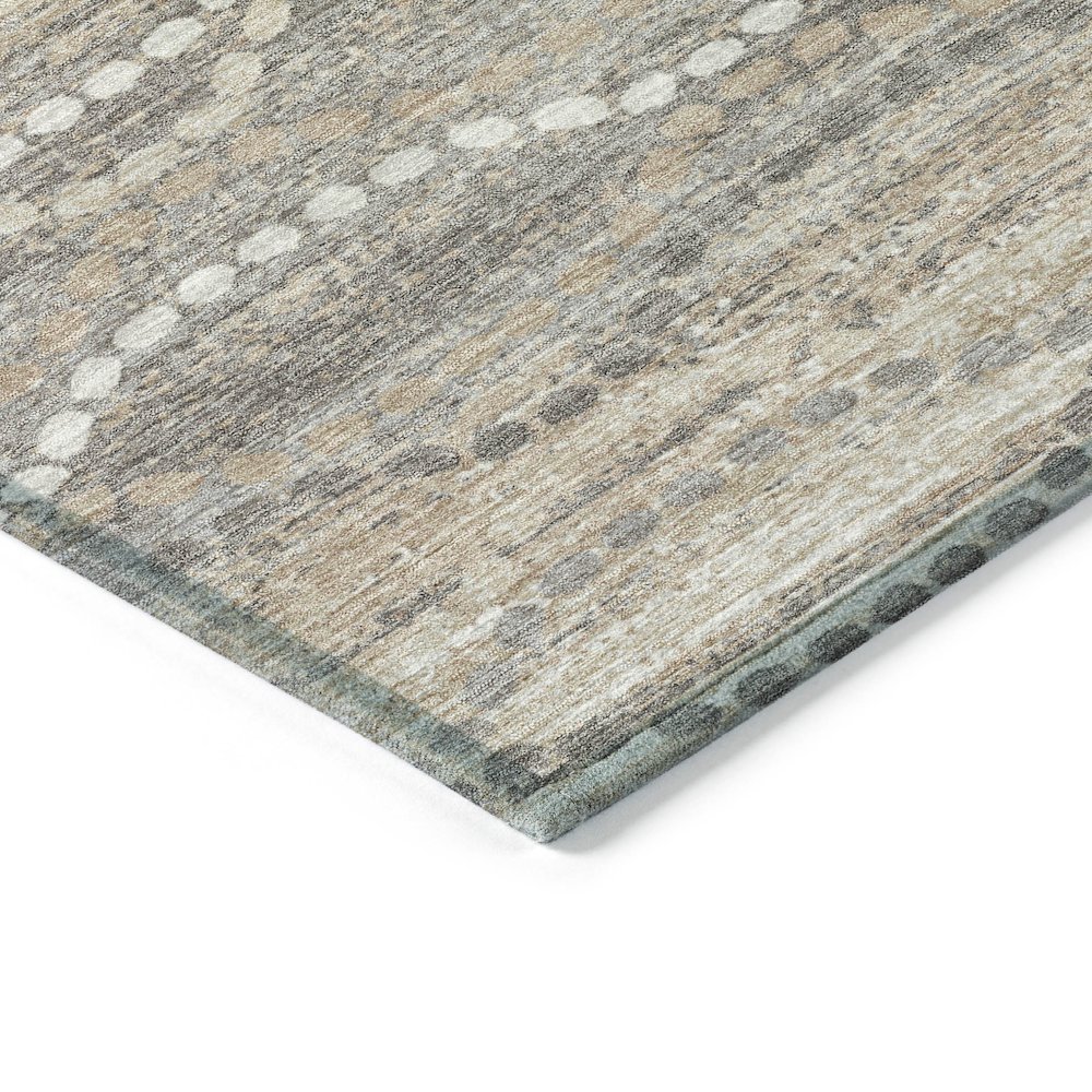 Machine Washable Indoor/Outdoor Chantille ACN2030 Beige 8' x 10' Rug. Picture 3
