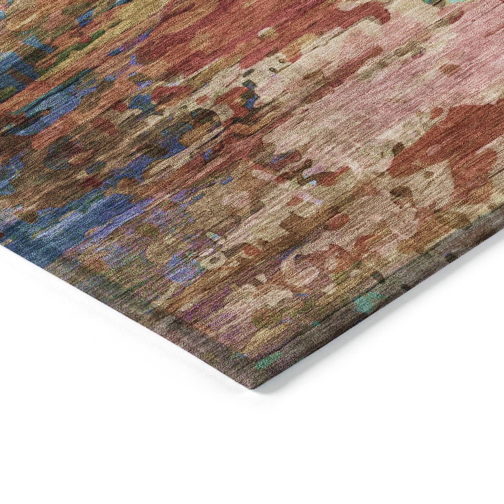 Machine Washable Indoor/Outdoor Chantille ACN2035 Sage 8' x 10' Rug. Picture 3