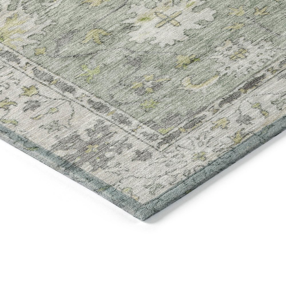 Machine Washable Indoor/Outdoor Chantille ACN2052 Sage 8' x 10' Rug. Picture 3