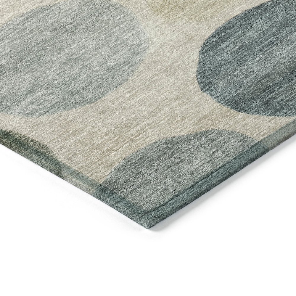 Machine Washable Indoor/Outdoor Chantille ACN2062 Khaki 8' x 10' Rug. Picture 3