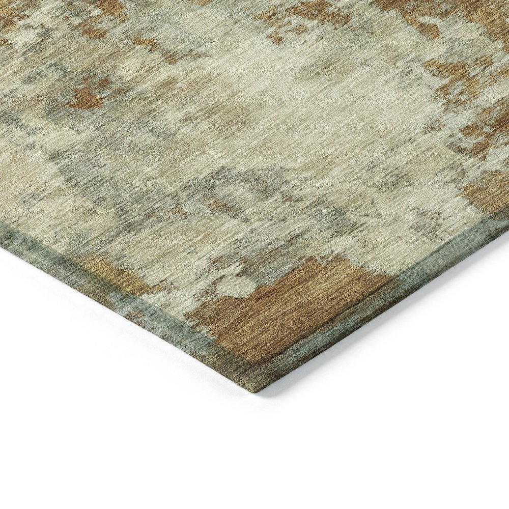 Machine Washable Indoor/Outdoor Chantille ACN2066 Terracotta 8' x 10' Rug. Picture 3