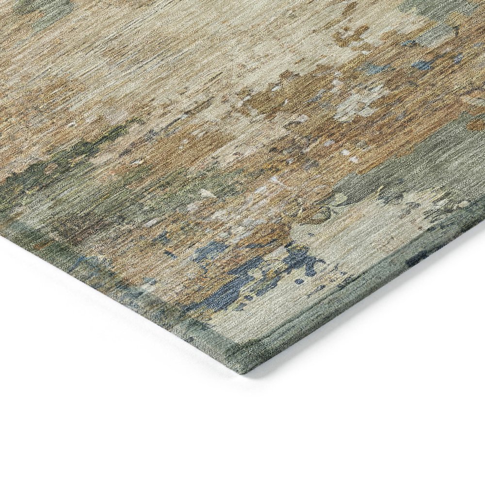 Machine Washable Indoor/Outdoor Chantille ACN2067 Blue 8' x 10' Rug. Picture 3