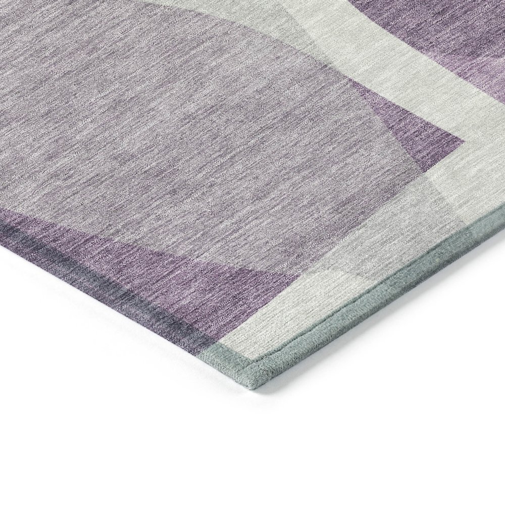 Machine Washable Indoor/Outdoor Chantille ACN2121 Purple 8' x 10' Rug. Picture 3