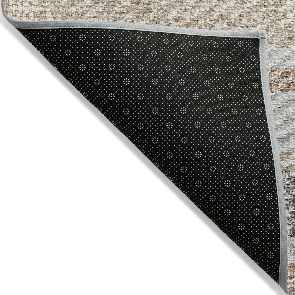 Machine Washable Indoor/Outdoor Chantille ACN2122 Gray 8' x 10' Rug. Picture 2