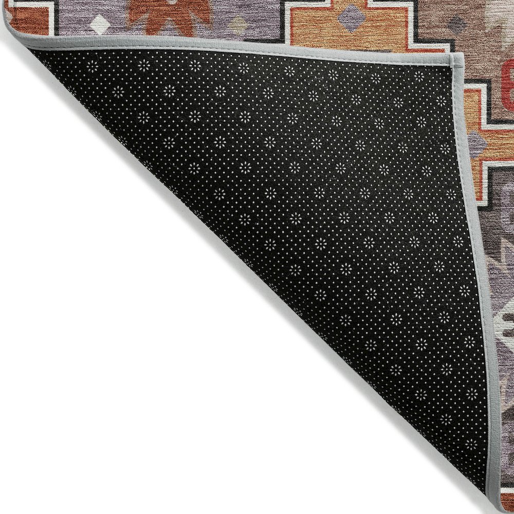 Machine Washable Indoor/Outdoor Chantille ACN2123 Paprika 8' x 10' Rug. Picture 2
