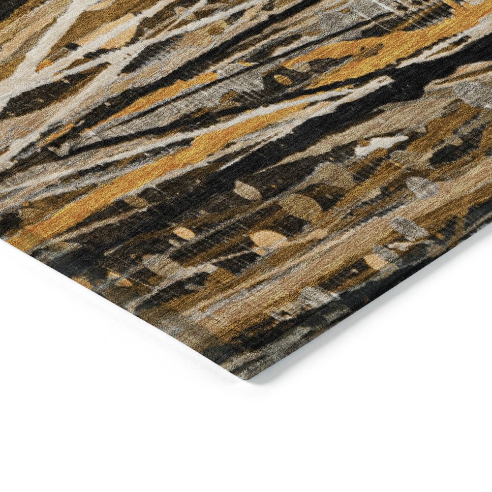 Machine Washable Indoor/Outdoor Chantille ACN2126 Copper 8' x 10' Rug. Picture 3