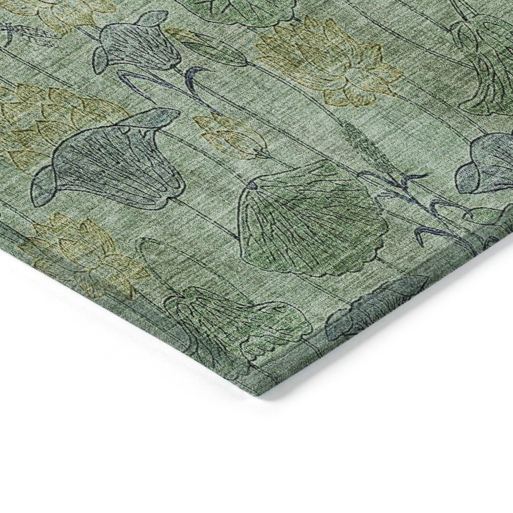 Machine Washable Indoor/Outdoor Chantille ACN2128 Aloe 8' x 10' Rug. Picture 3