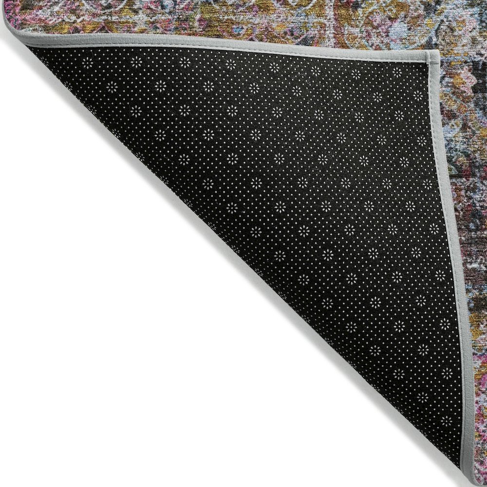 Machine Washable Indoor/Outdoor Chantille ACN2139 Pink 8' x 10' Rug. Picture 2