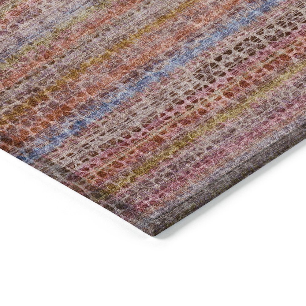 Machine Washable Indoor/Outdoor Chantille ACN2155 Pink 8' x 10' Rug. Picture 3