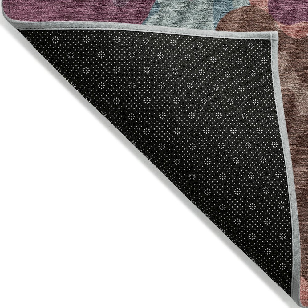 Machine Washable Indoor/Outdoor Chantille ACN2161 Pink 8' x 10' Rug. Picture 2