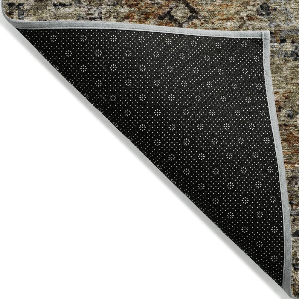 Machine Washable Indoor/Outdoor Chantille ACN2170 Copper 8' x 10' Rug. Picture 2