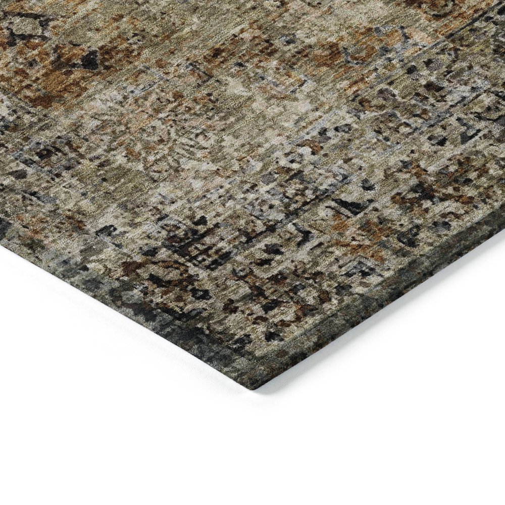 Machine Washable Indoor/Outdoor Chantille ACN2170 Copper 8' x 10' Rug. Picture 3