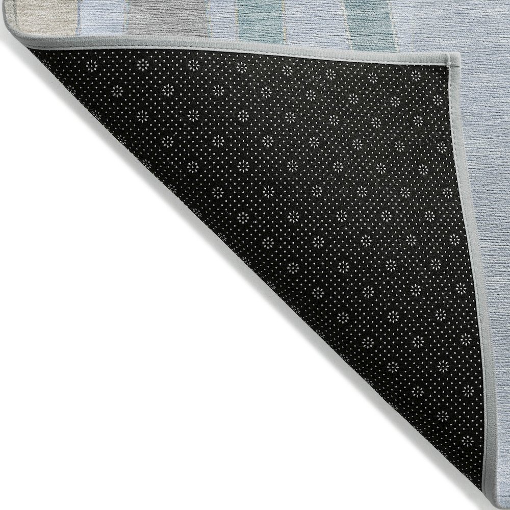 Machine Washable Indoor/Outdoor Chantille ACN2188 Sky 8' x 10' Rug. Picture 2