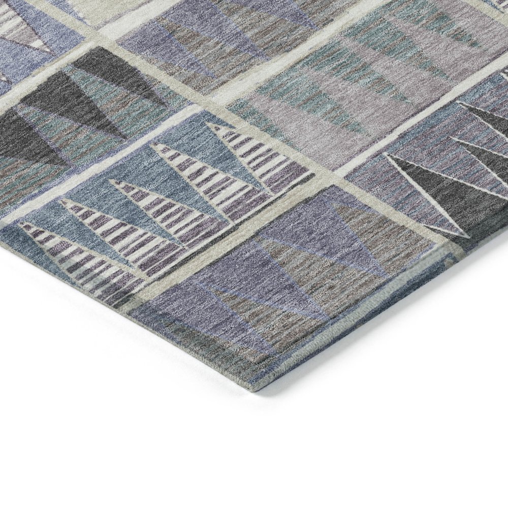 Machine Washable Indoor/Outdoor Chantille ACN2205 Lavender 8' x 10' Rug. Picture 3