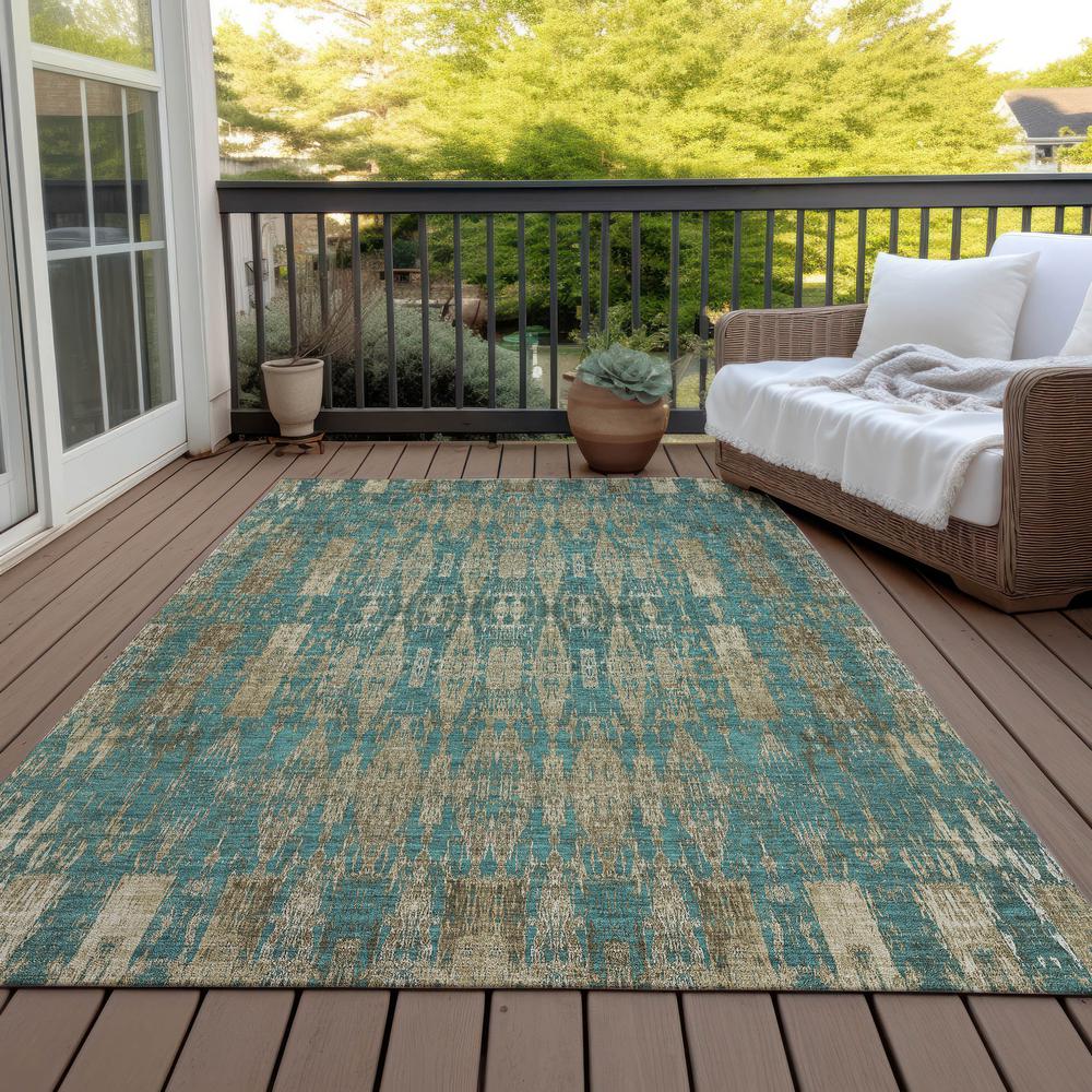 Chantille ACN580 Teal 8' x 10' Rug. Picture 8