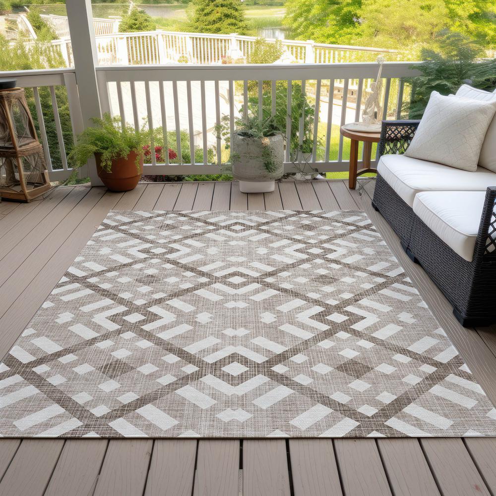 Chantille ACN616 Brown 8' x 10' Rug. Picture 8