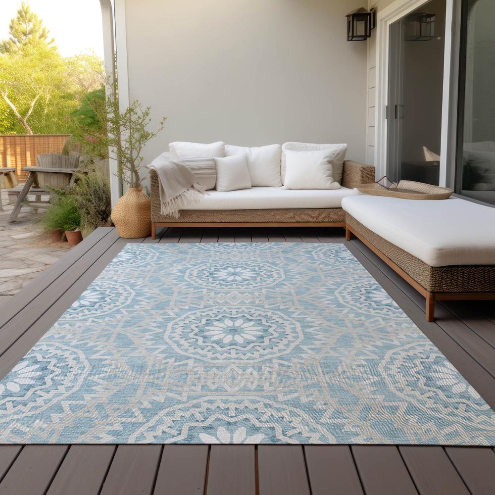 Chantille ACN619 Blue 8' x 10' Rug. Picture 8