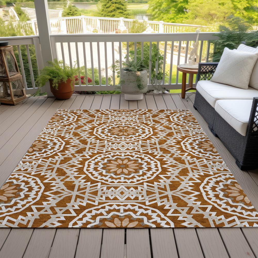 Chantille ACN619 Orange 8' x 10' Rug. Picture 8