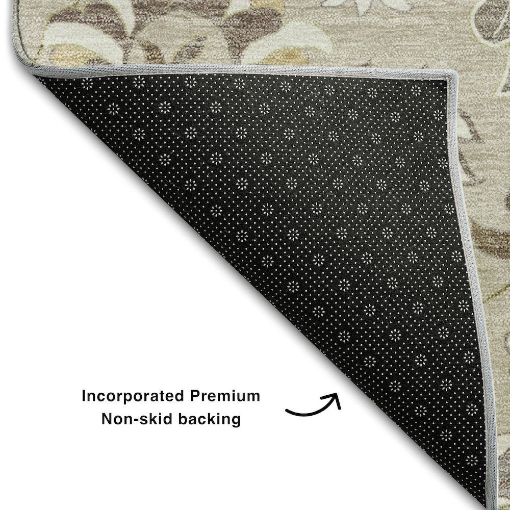 Premium Machine Washable Mayfield AMF1006 Beige 8' x 10' Rug. Picture 2