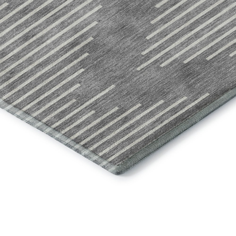 Premium Machine Washable Mayfield AMF1016 Gray 8' x 10' Rug. Picture 3