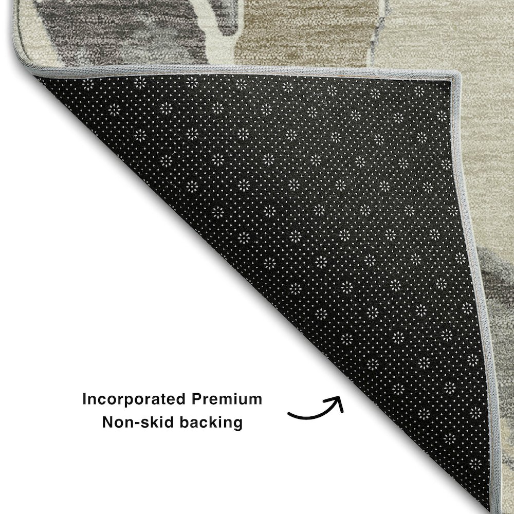 Premium Machine Washable Mayfield AMF1022 Beige 8' x 10' Rug. Picture 2