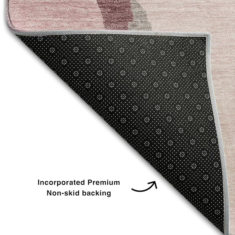 Premium Machine Washable Mayfield AMF1028 Pink 8' x 10' Rug. Picture 2