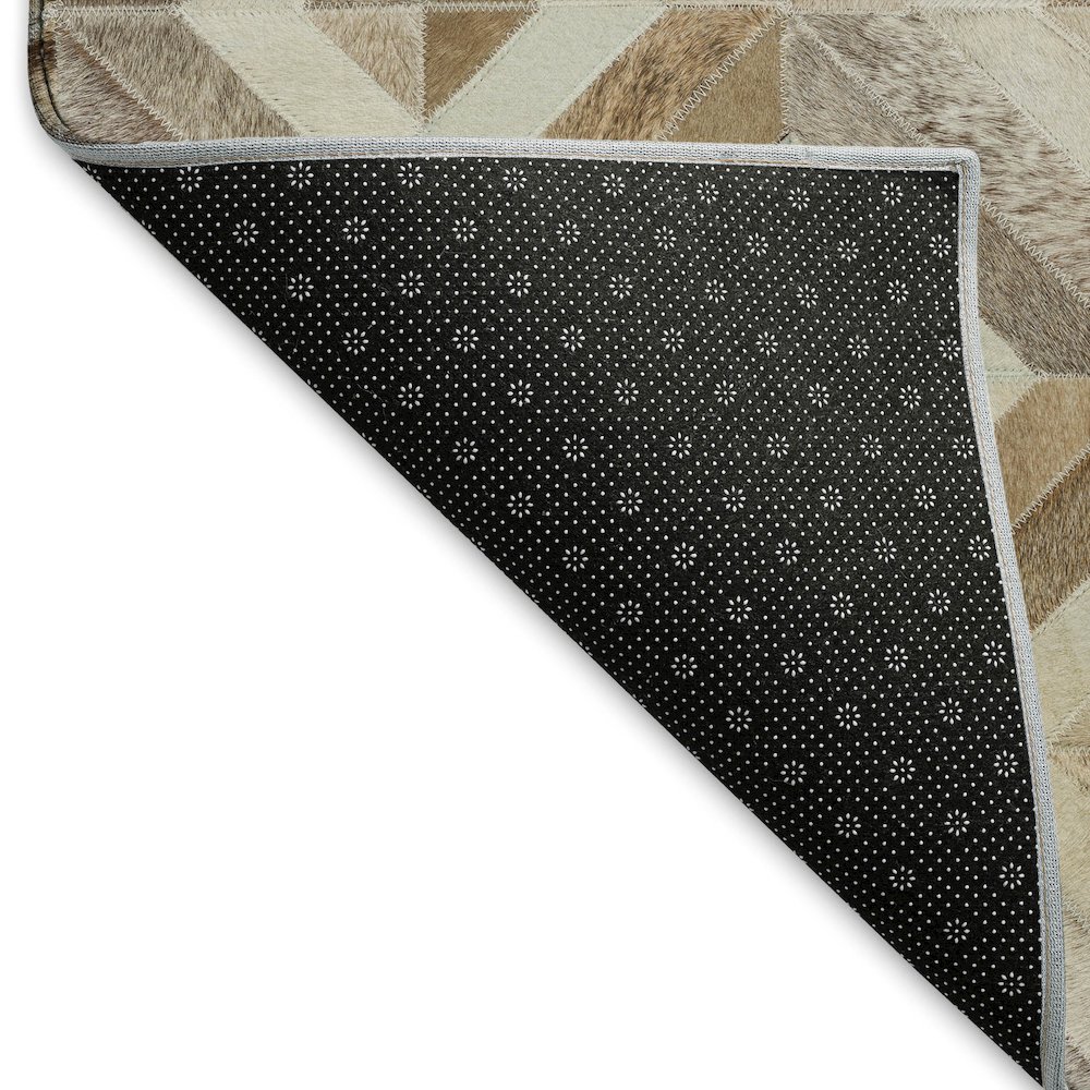 Premium Machine Washable Mayfield  Gray 8' x 10' Rug. Picture 2