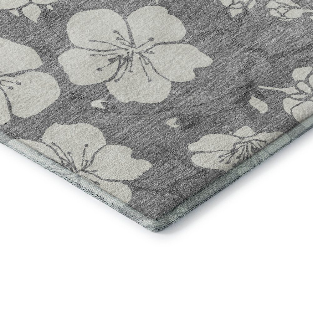 Premium Machine Washable Mayfield AMF1032 Gray 8' x 10' Rug. Picture 3