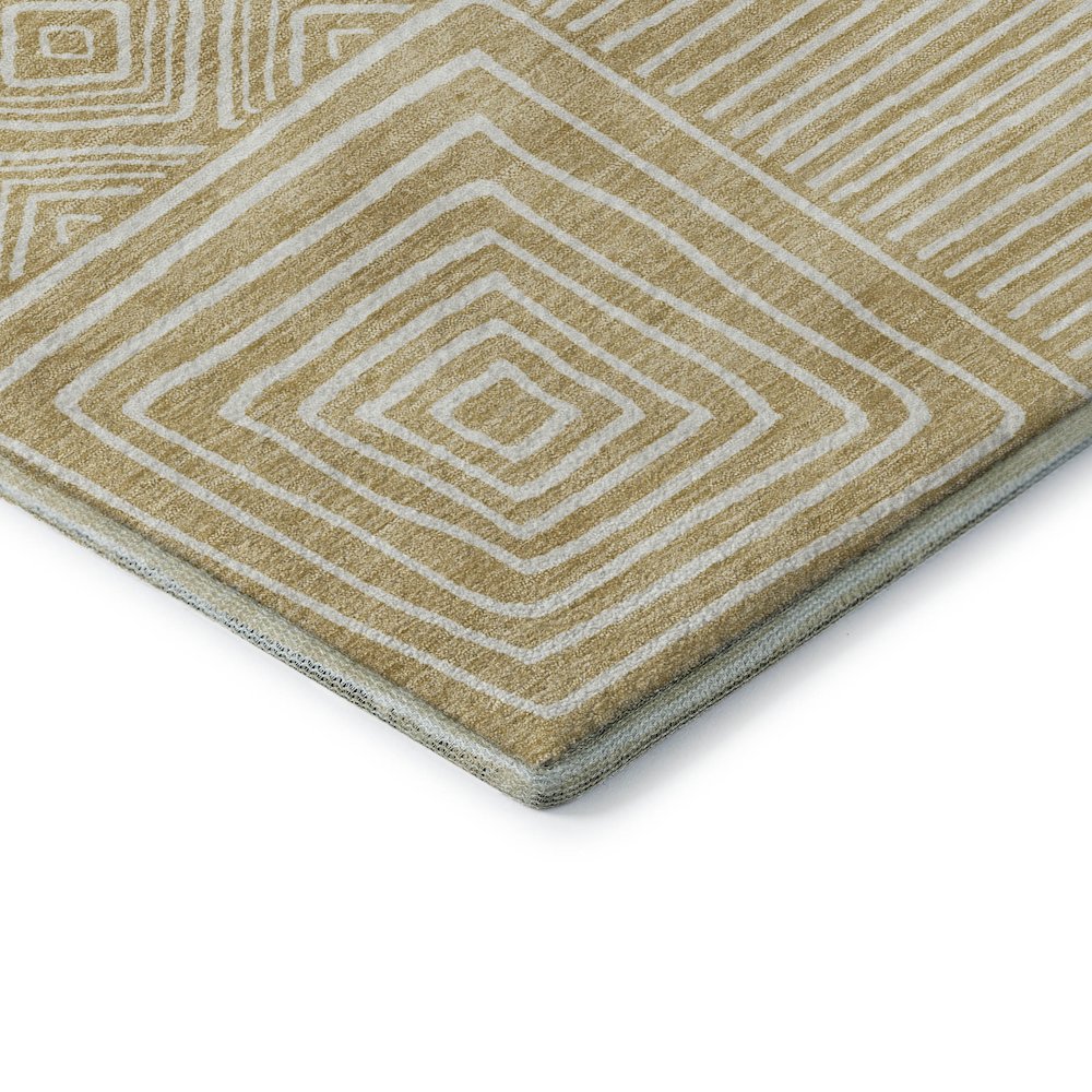 Premium Machine Washable Mayfield AMF1044 Wheat 8' x 10' Rug. Picture 3
