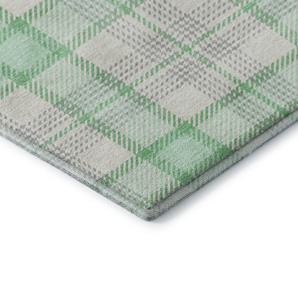 Premium Machine Washable Mayfield AMF1052 Seafoam 8' x 10' Rug. Picture 3