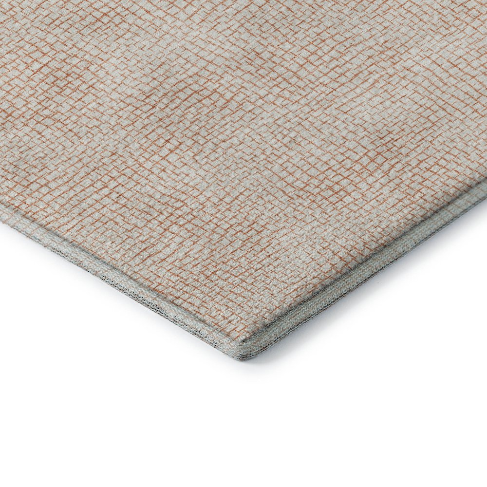 Premium Machine Washable Mayfield AMF1058 Peach 8' x 10' Rug. Picture 3