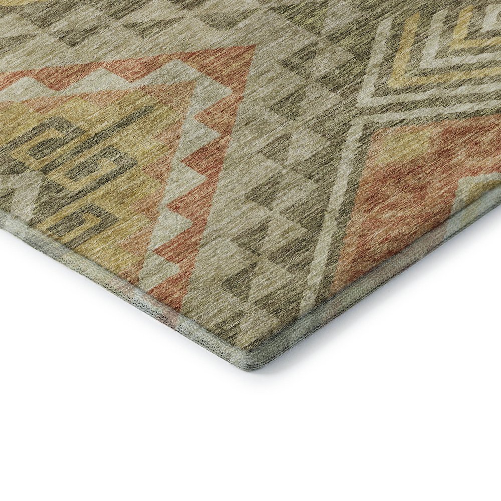 Premium Machine Washable Mayfield AMF1091 Green 8' x 10' Rug. Picture 3