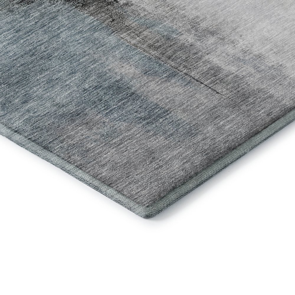 Premium Machine Washable Mayfield AMF1097 Blue 8' x 10' Rug. Picture 3