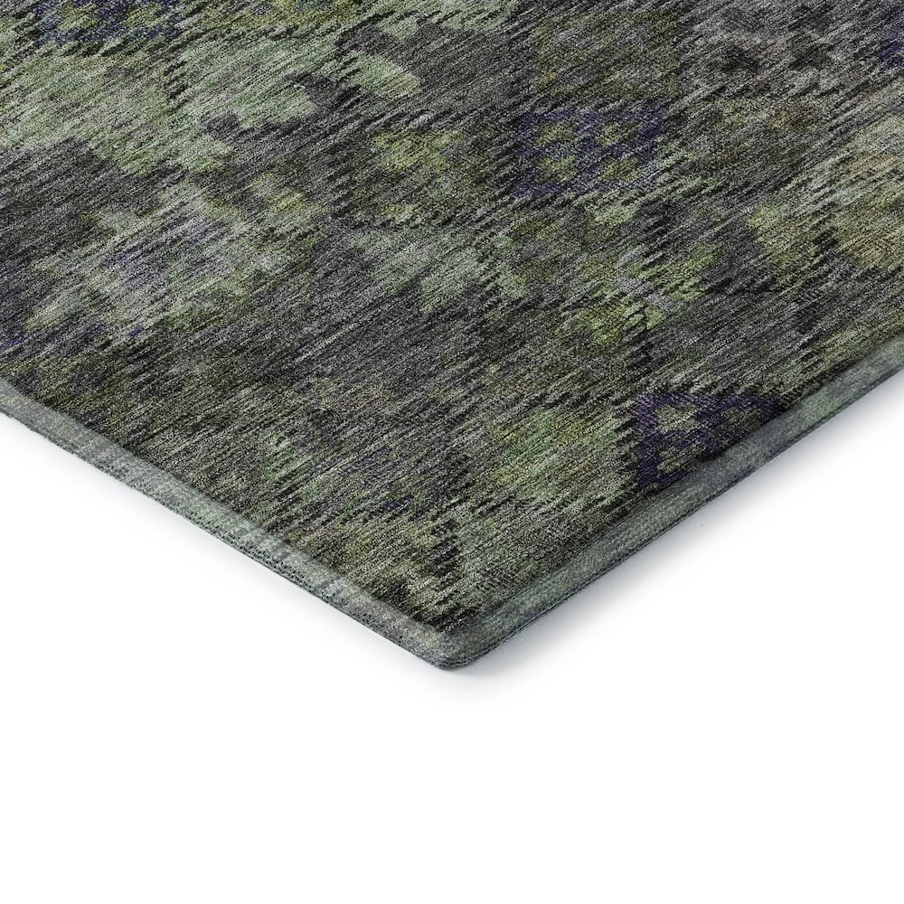 Premium Machine Washable Mayfield AMF1109 Green 8' x 10' Rug. Picture 3
