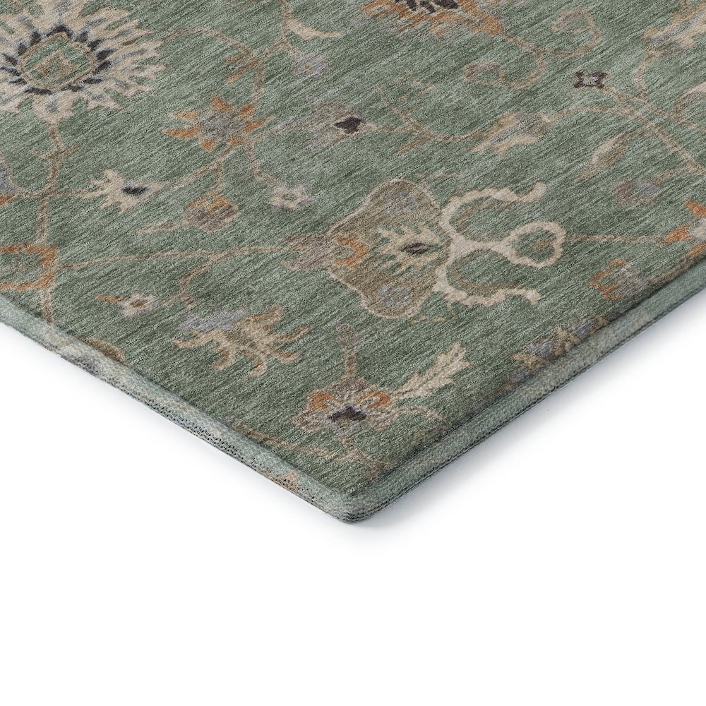 Premium Machine Washable Mayfield AMF1137 Cactus 8' x 10' Rug. Picture 3
