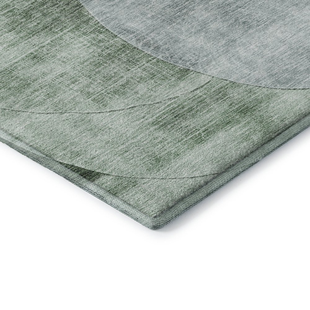 Premium Machine Washable Mayfield AMF1140 Seafoam 8' x 10' Rug. Picture 3
