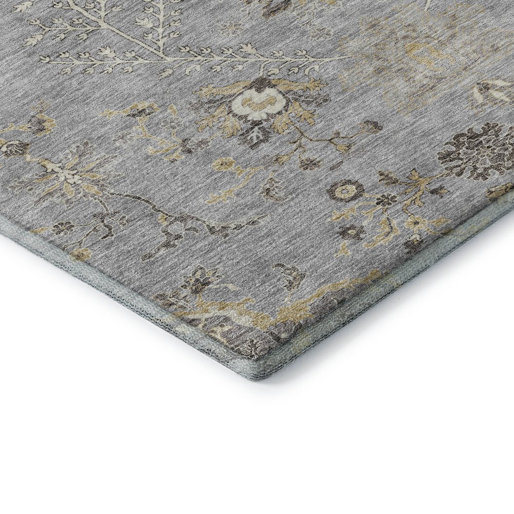 Premium Machine Washable Mayfield AMF1156 Gray 8' x 10' Rug. Picture 3